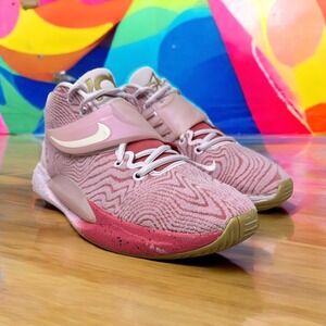 Nike KD 14 Aunt Pearl Pink Basketball Mid Shoes Mens Size 9.5 US DC9379-600